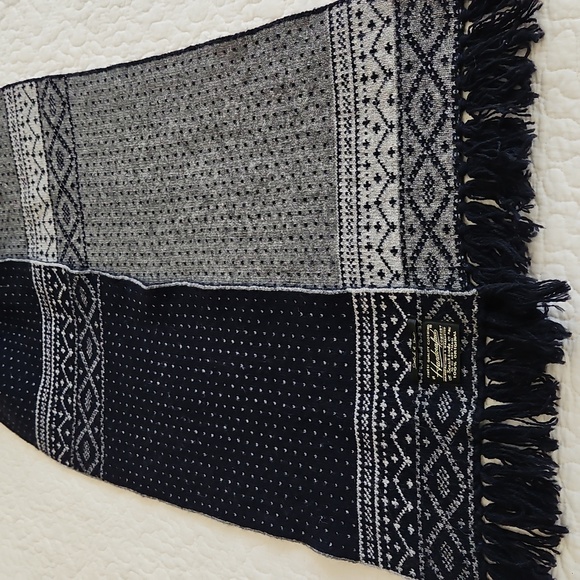 Vintage Scotch & Soda Wool Blend Reversible Scarf - Picture 6 of 7